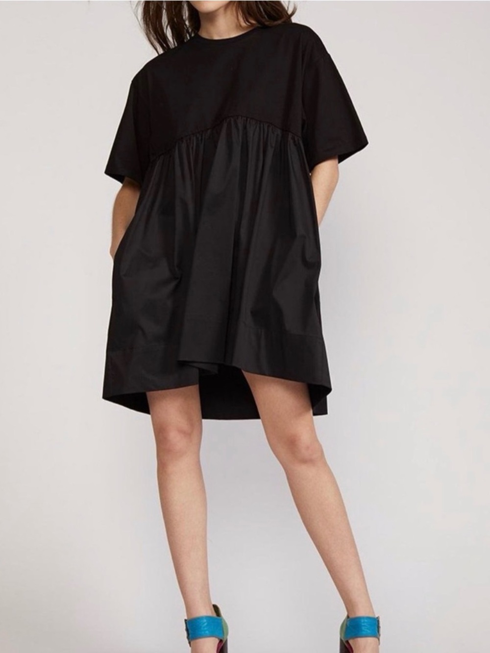 Cynthia Rowley Bree Combo T-Shirt Dress
